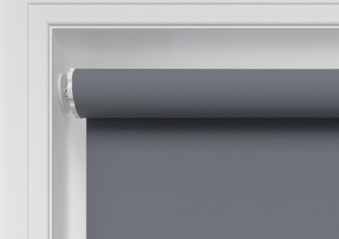 Levant (FR Blackout), Steel Grey - Twist&Fit Roller Blind - Image 9